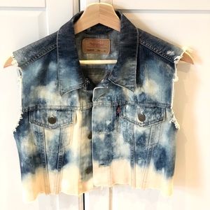 Levi’s Acid Wash Jean Vest